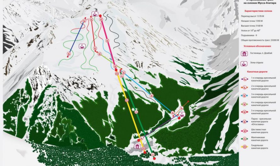 Трассы Домбая откроются завтра, 26 ноября