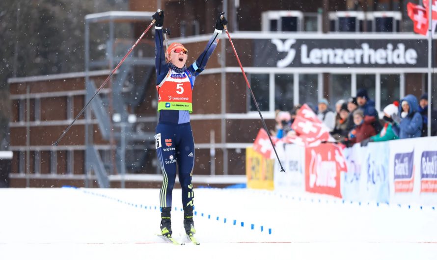 Селина Гротиан и Вебьорн Сорум выиграли гонки преследования чемпионата Европы