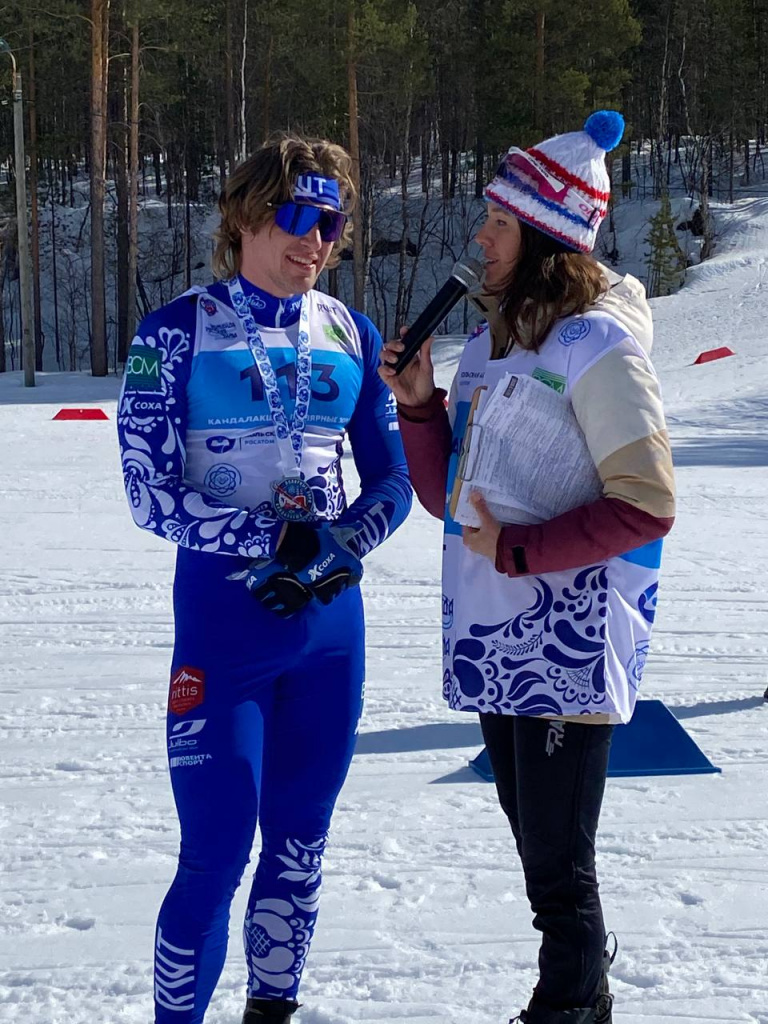 Ермил Вокуев и Ольга Царёва выиграли лыжный марафон Кандалакша - Полярные Зори