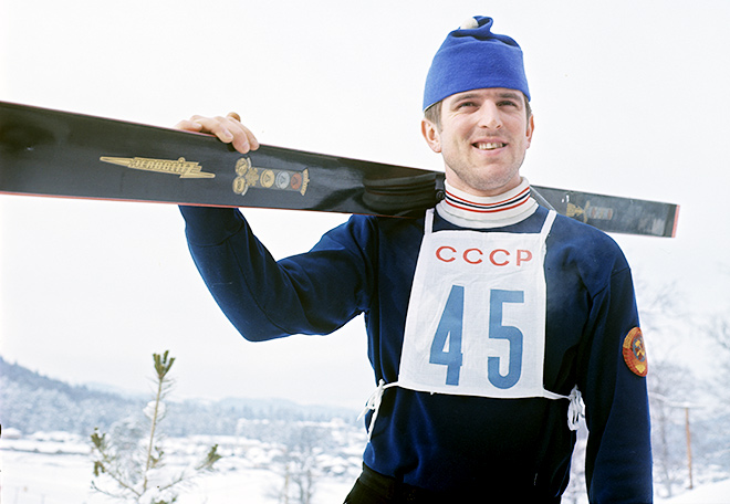 Легендарному советскому лыжнику-прыгуну Гарию Напалкову 75 !