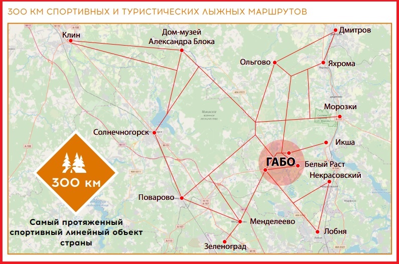 В перспективе, опираясь на СОК ГАБО, можно было бы готовить в этом углу Подмосковья до 300 км лыжных трасс.