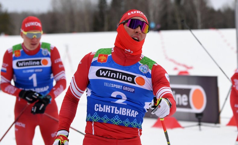 Александр Терентьев и Наталья Непряева - победители конькового спринта на Красногорской лыжне 2022