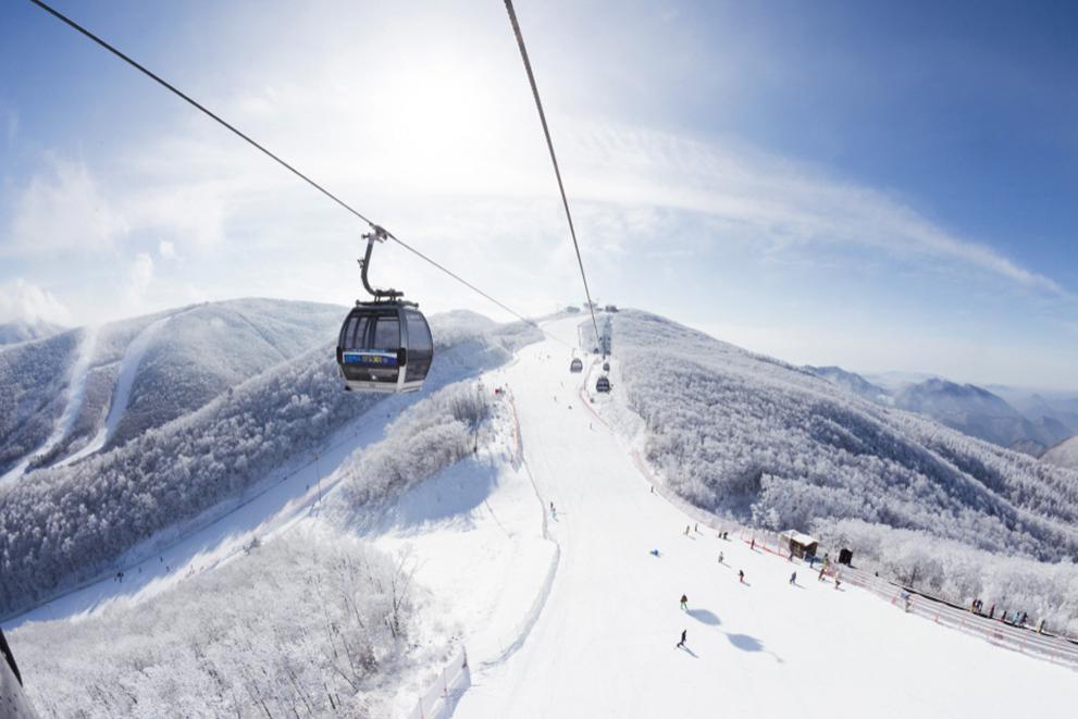 Топ-5 горнолыжных курортов Южной Кореи