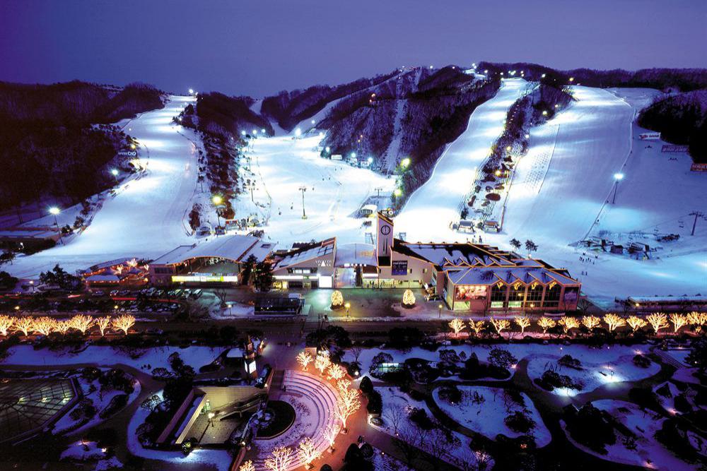 Топ-5 горнолыжных курортов Южной Кореи