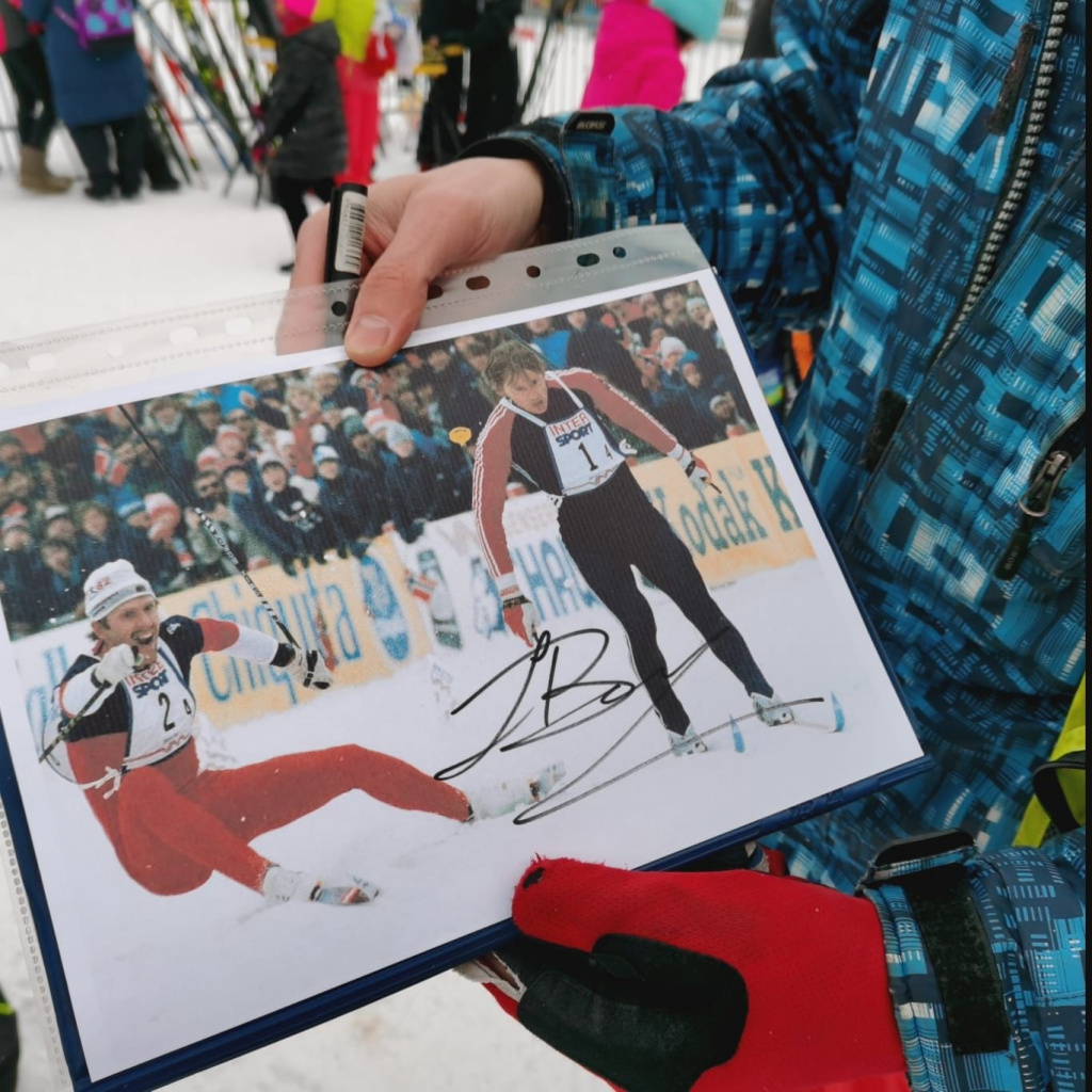 Автограф чемпиона мира на знаменитой фотографии. 