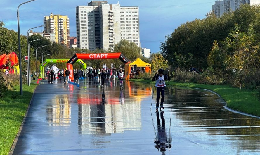 В Алёшкино открыли шестикилометровую лыжероллерную трассу