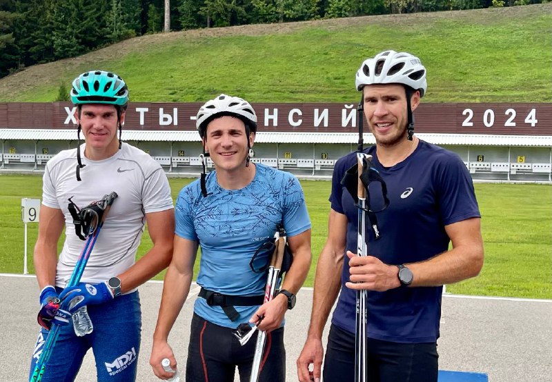 Андрей Алипкин - победитель гонки преследования на Финале Кубка России по лыжероллерам 2024 в Ханты-Мансийске