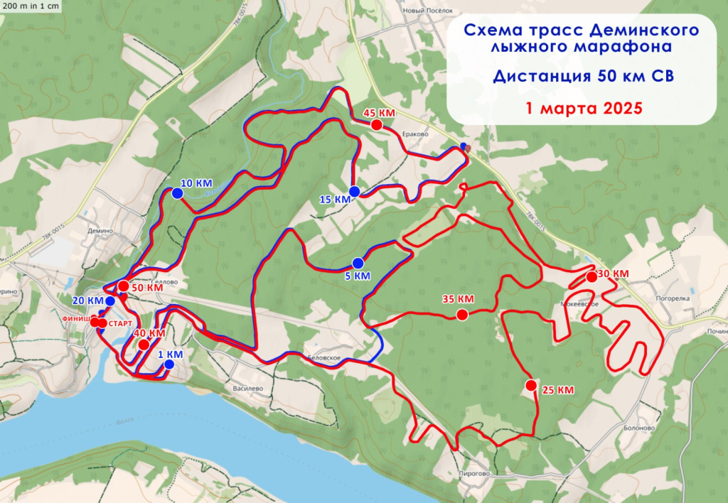 Открыта онлайн регистрация на 18 Традиционный Международный Деминский лыжный марафон 2025 года