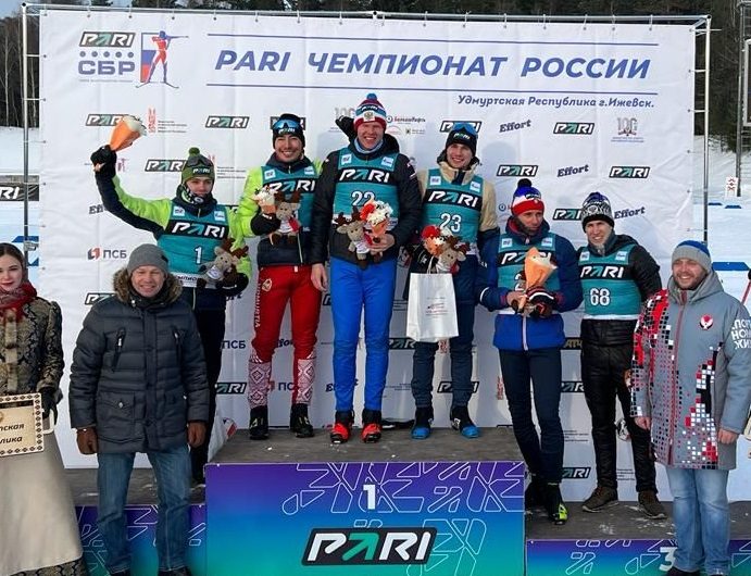 Бажин одержал победу в индивидуальной гонке в Ижевске.
