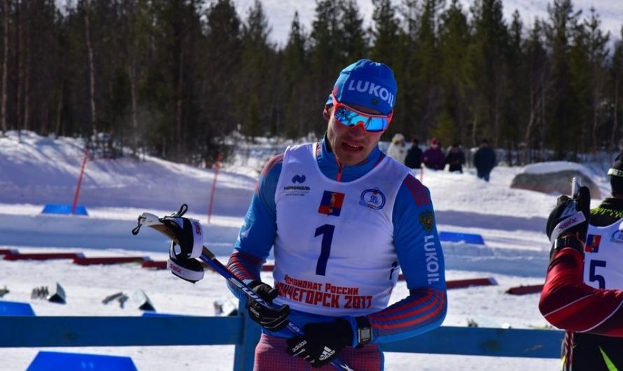 Андрей Ларьков победил в гонке на 70 км свободным стилем на Чемпионате России по лыжным гонкам 2017.